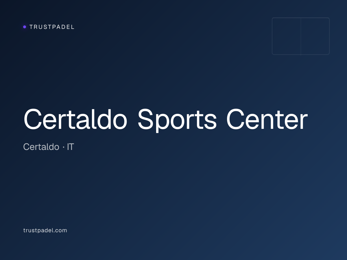 Certaldo Sports Center padel club