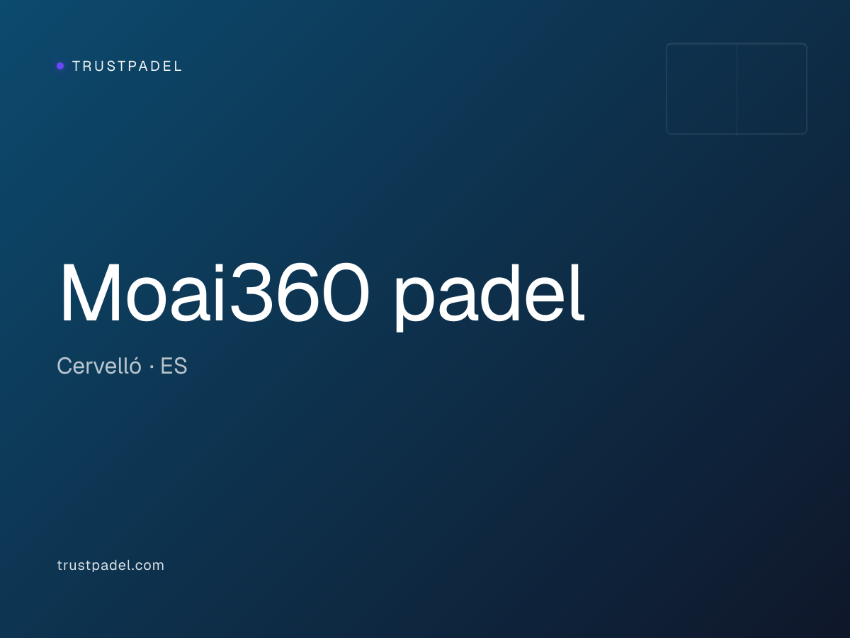 Moai360 padel padel club