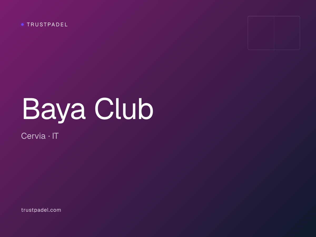 Baya Club padel club