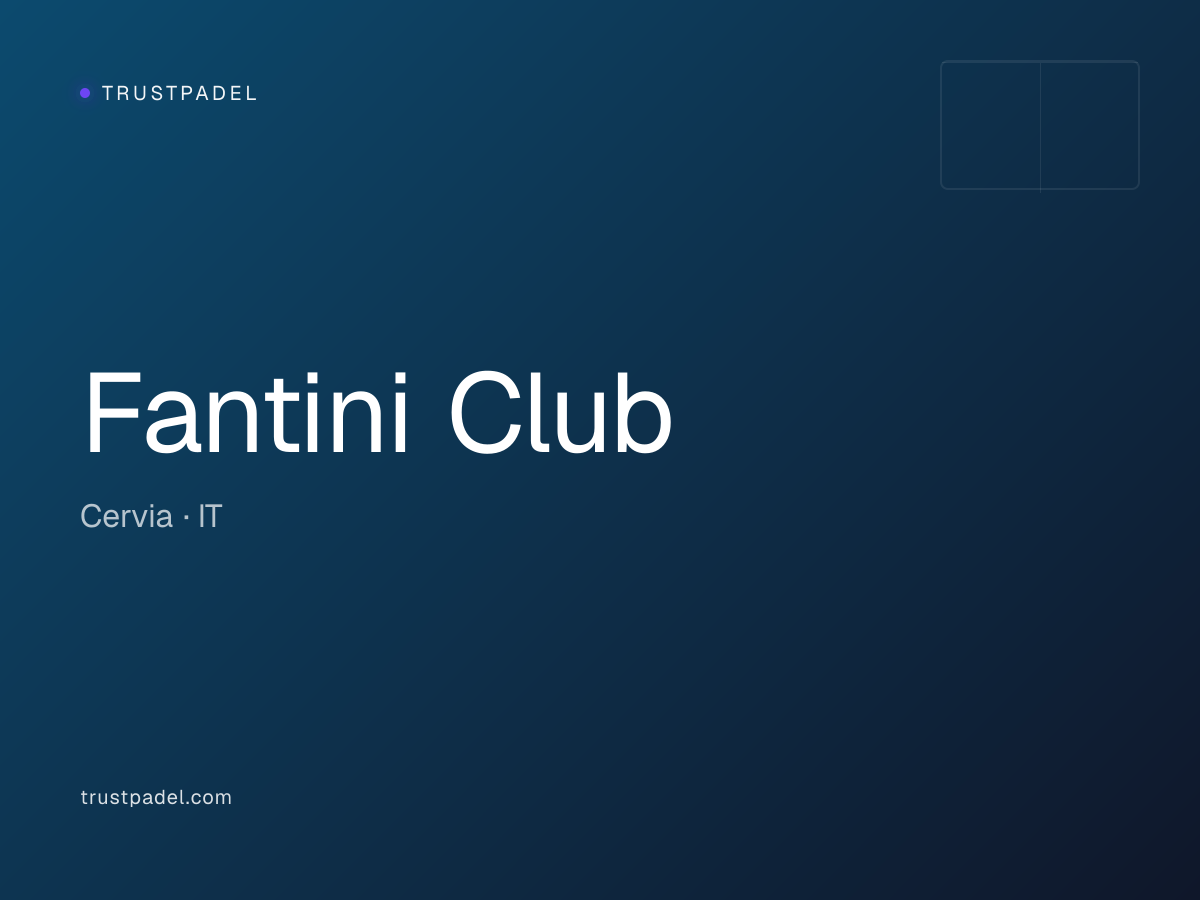 Fantini Club padel club