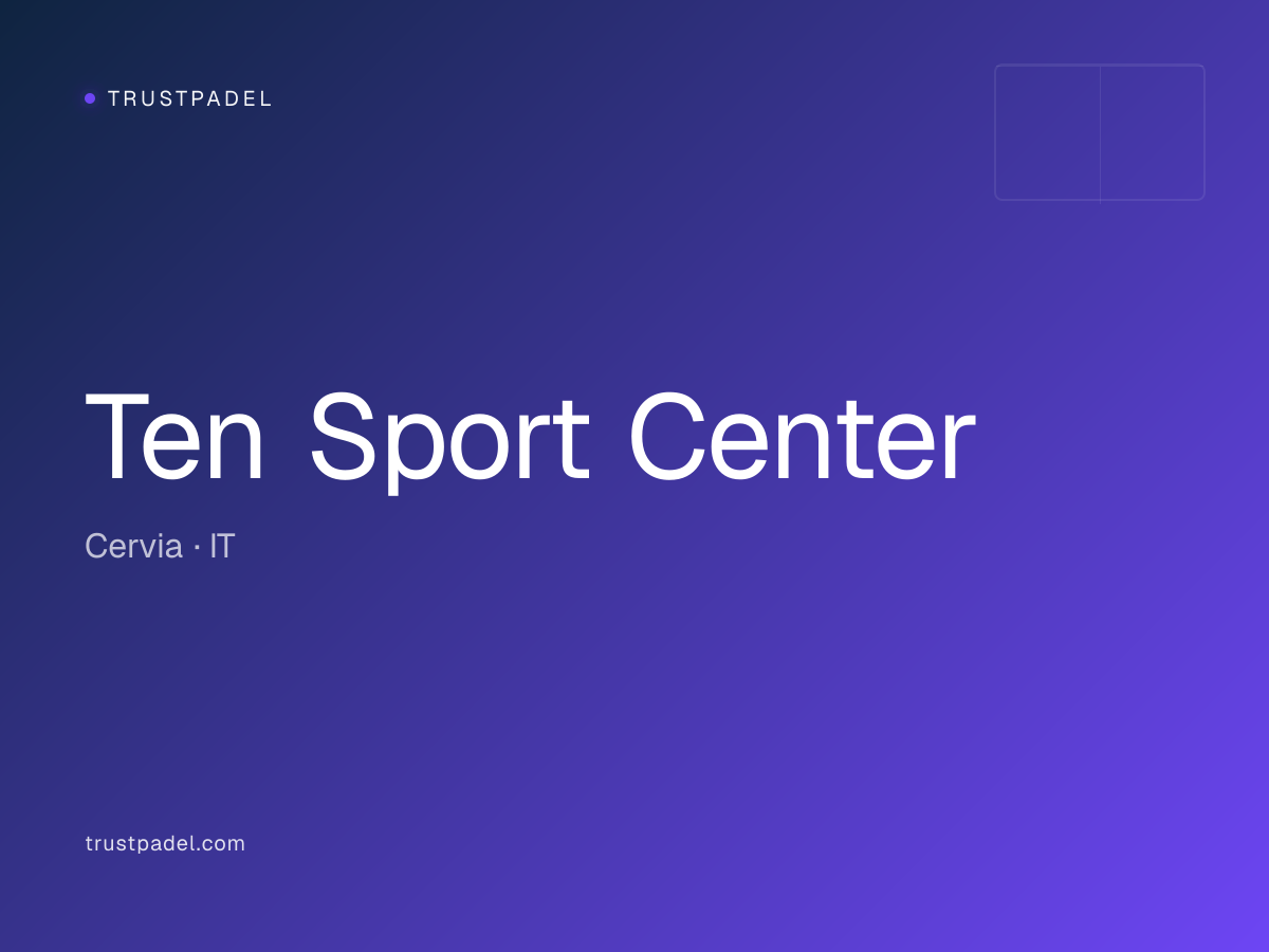 Ten Sport Center padel club