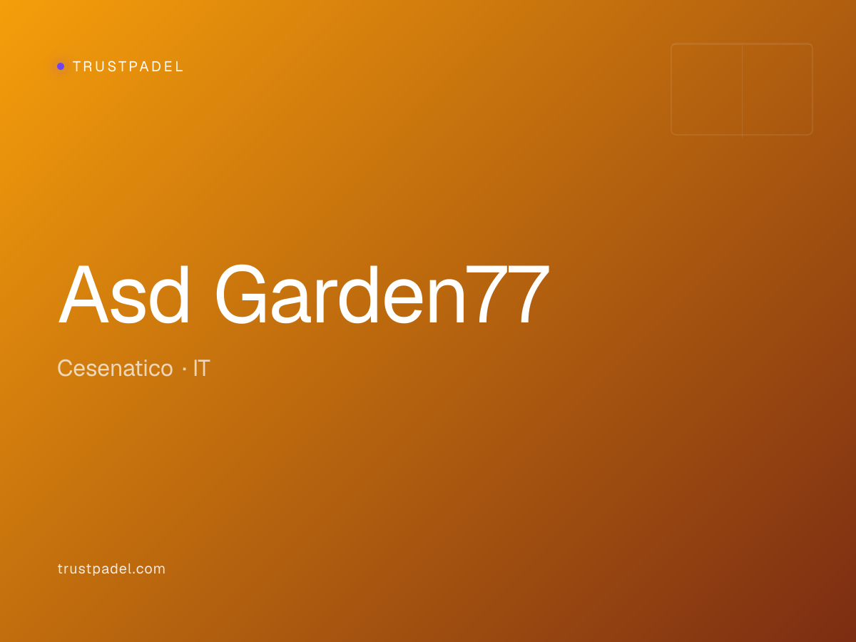 Asd Garden77 padel club