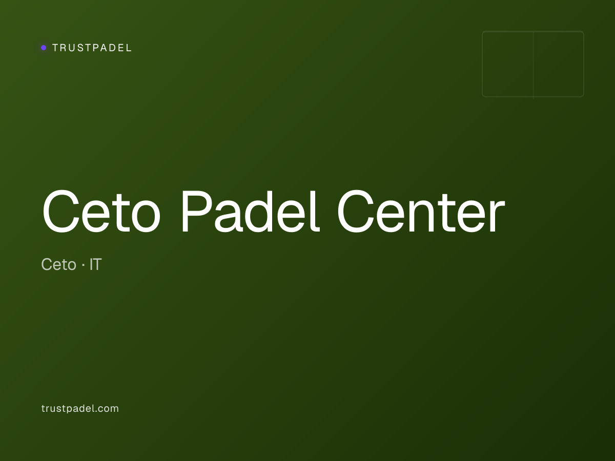 Ceto Padel Center padel club