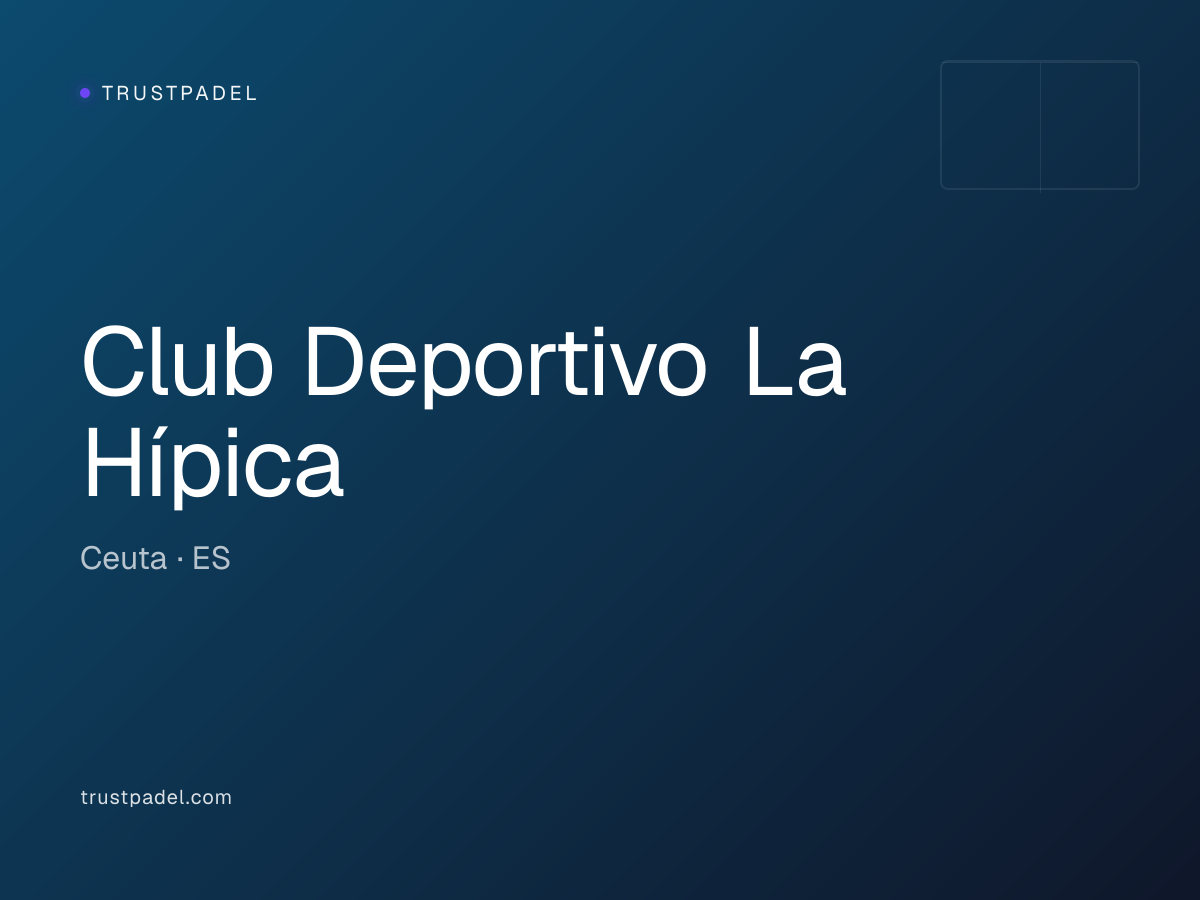 Club Deportivo La Hípica padel club