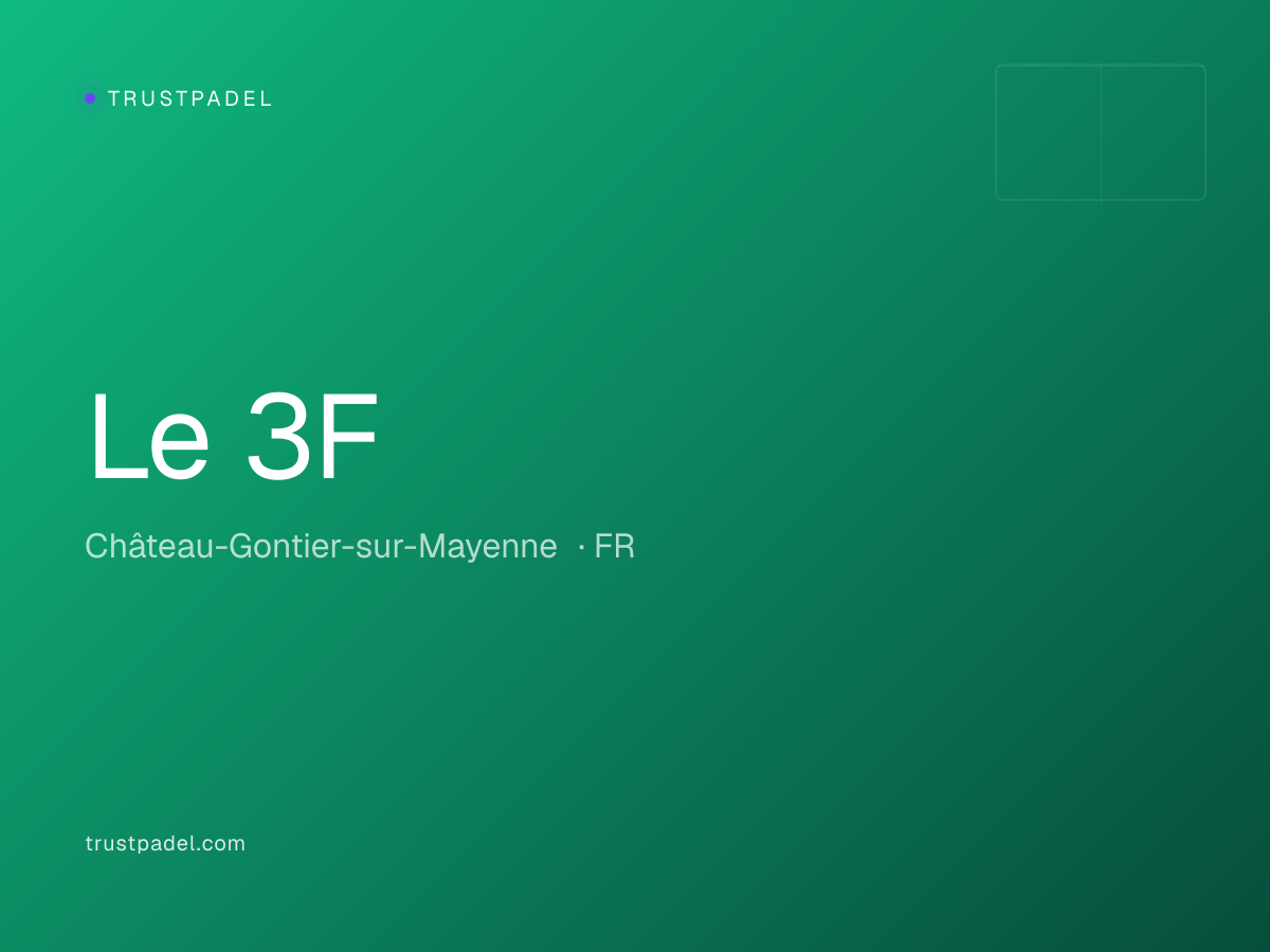 Le 3F padel club