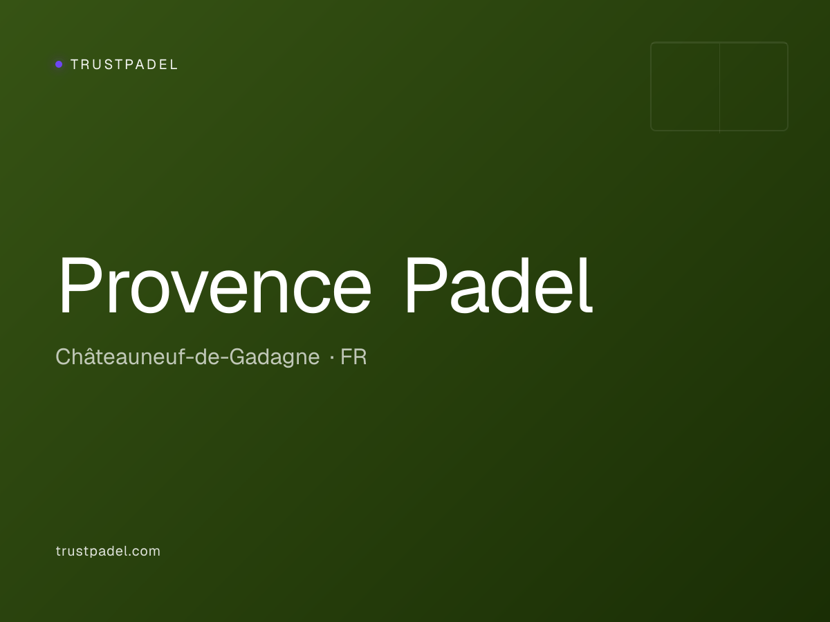 Provence Padel padel club