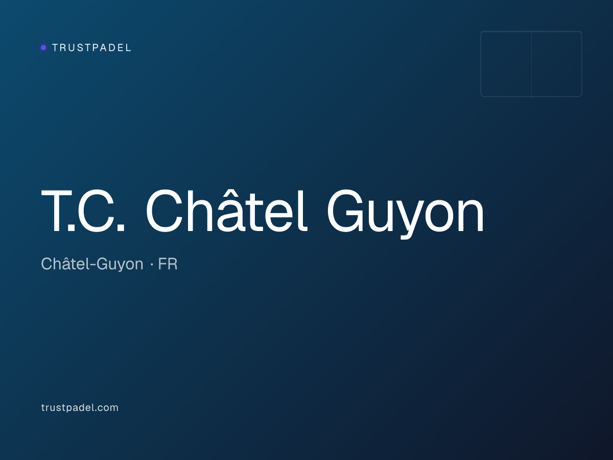 T.C. Châtel Guyon padel club