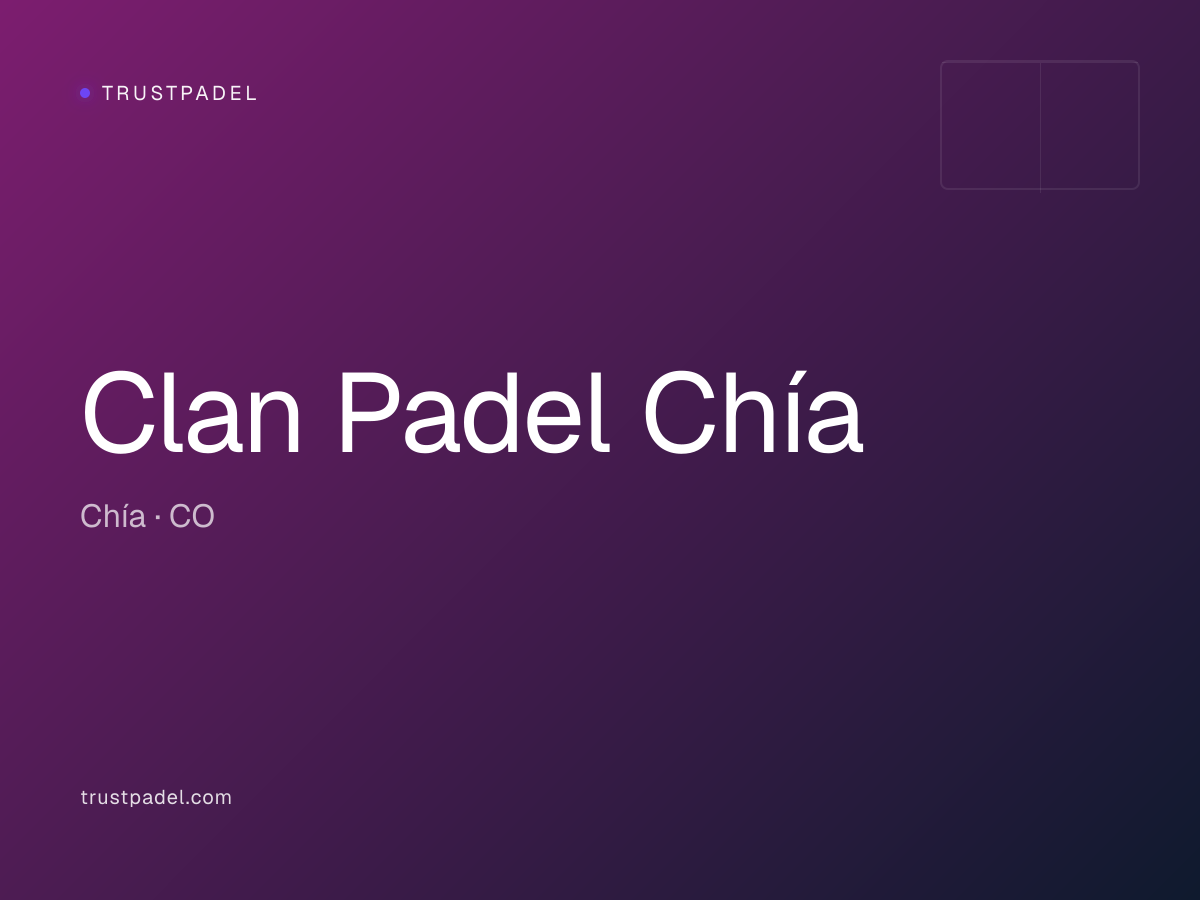 Clan Padel Chía padel club
