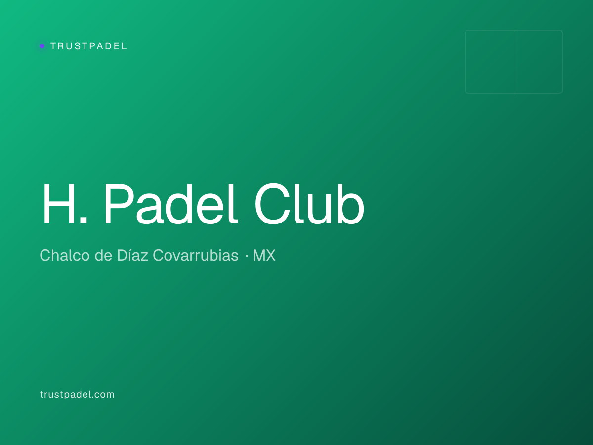 H. Padel Club padel club