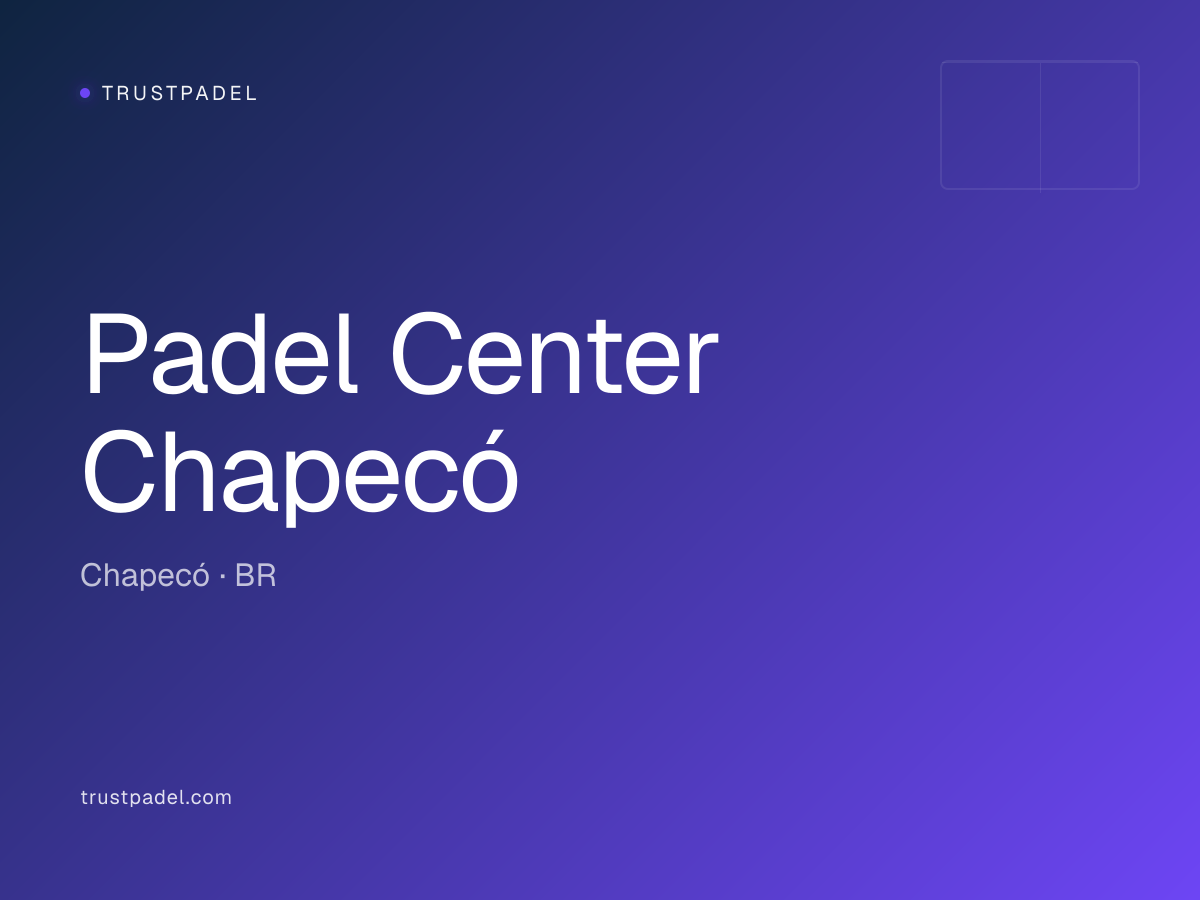 Padel Center Chapecó padel club