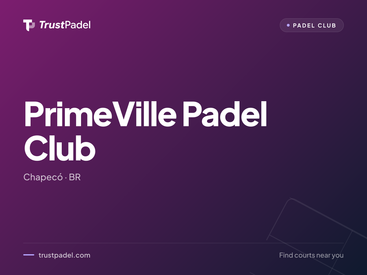 PrimeVille Padel Club padel club