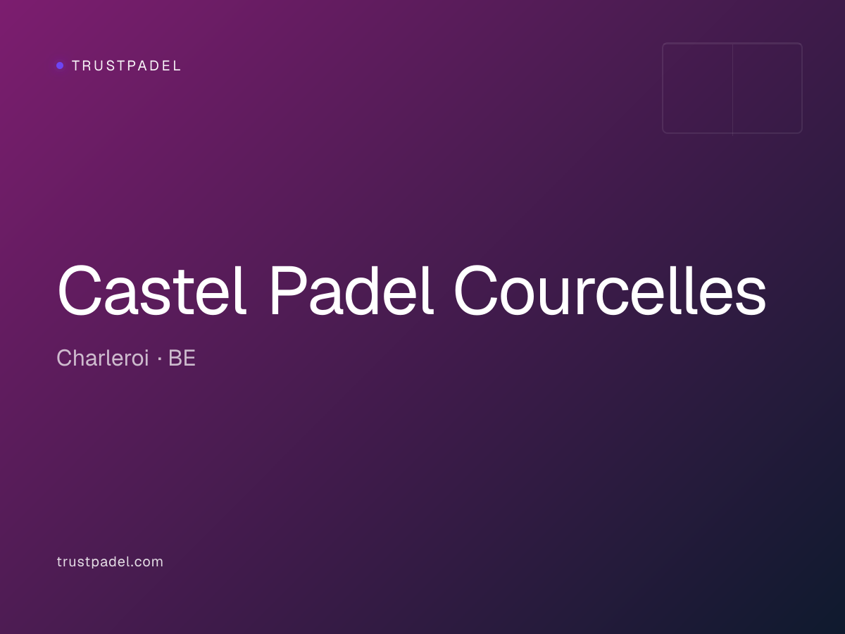 Castel Padel Courcelles padel club