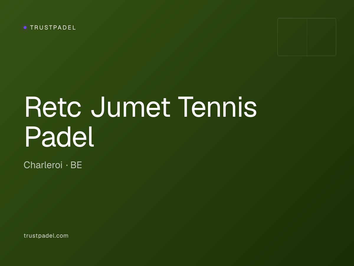 Retc Jumet Tennis Padel padel club