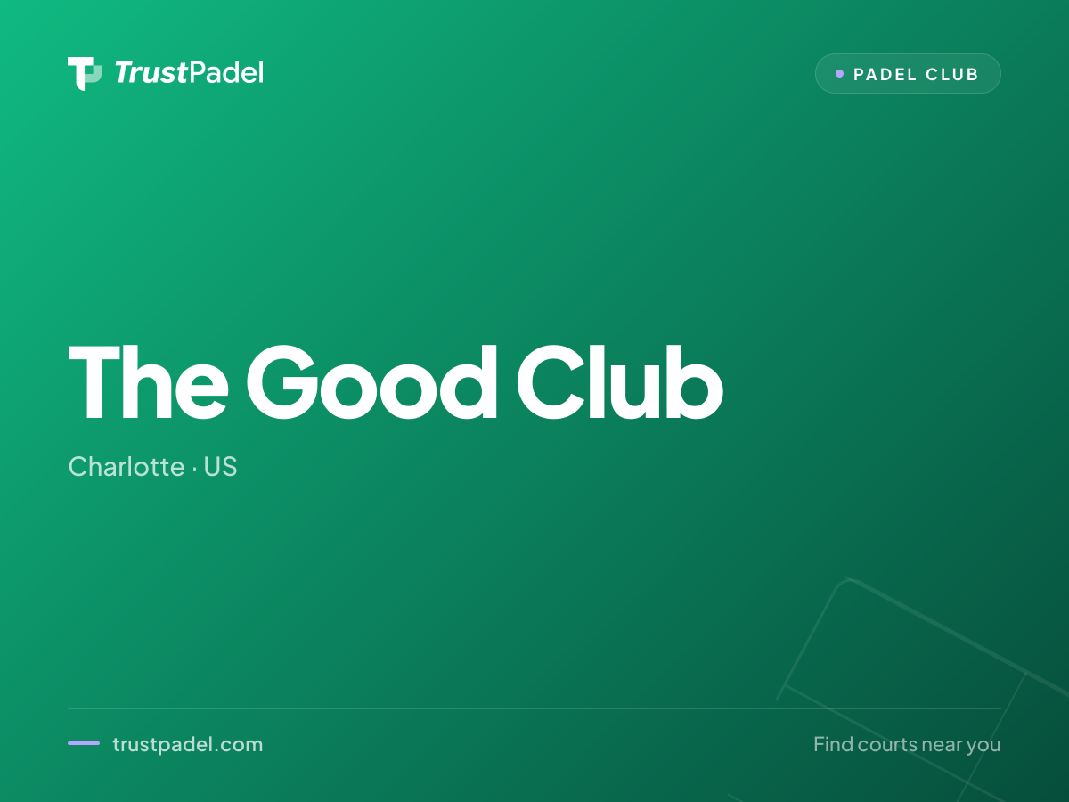 The Good Club padel club