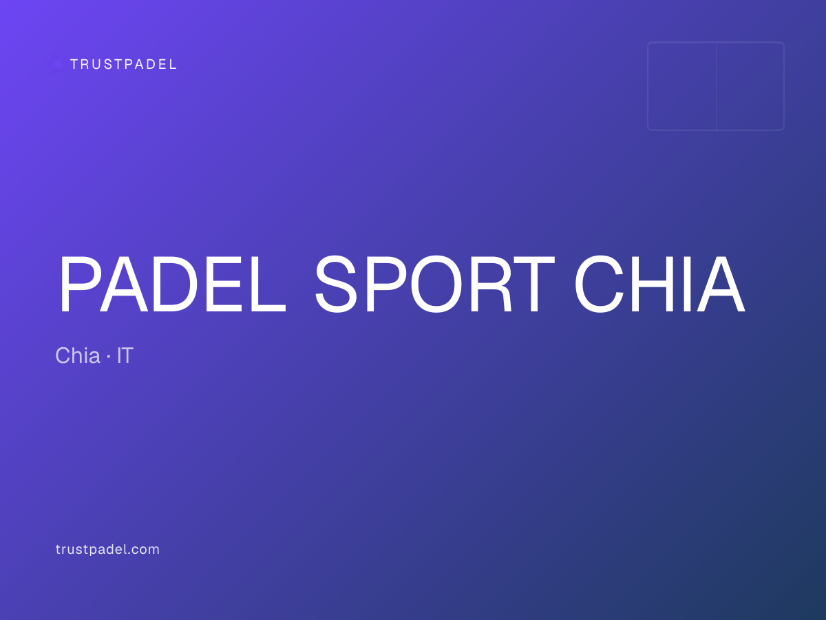 PADEL SPORT CHIA padel club