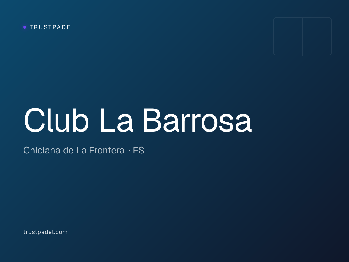 Club La Barrosa padel club