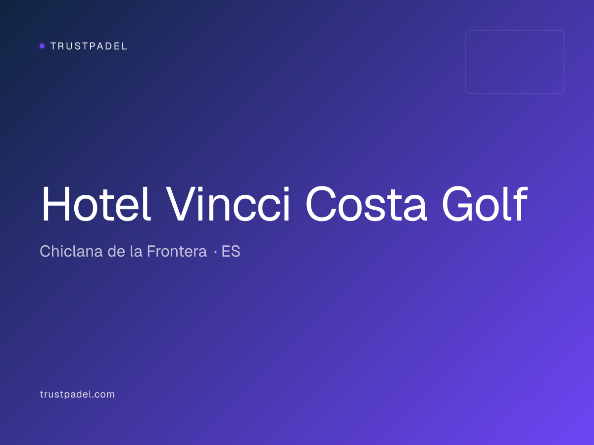 Hotel Vincci Costa Golf padel club