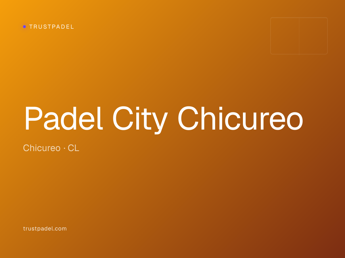 Padel City Chicureo padel club