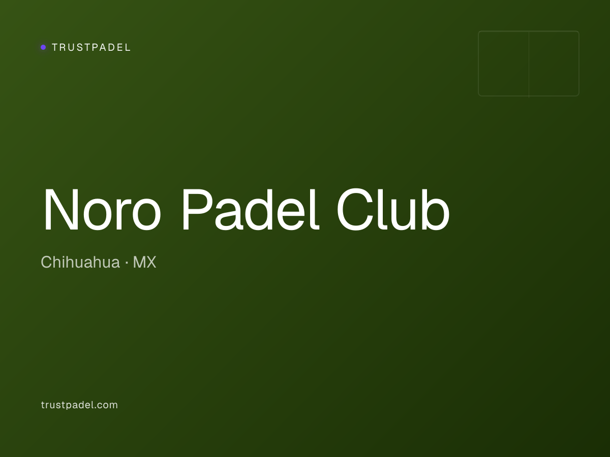 Noro Padel Club padel club