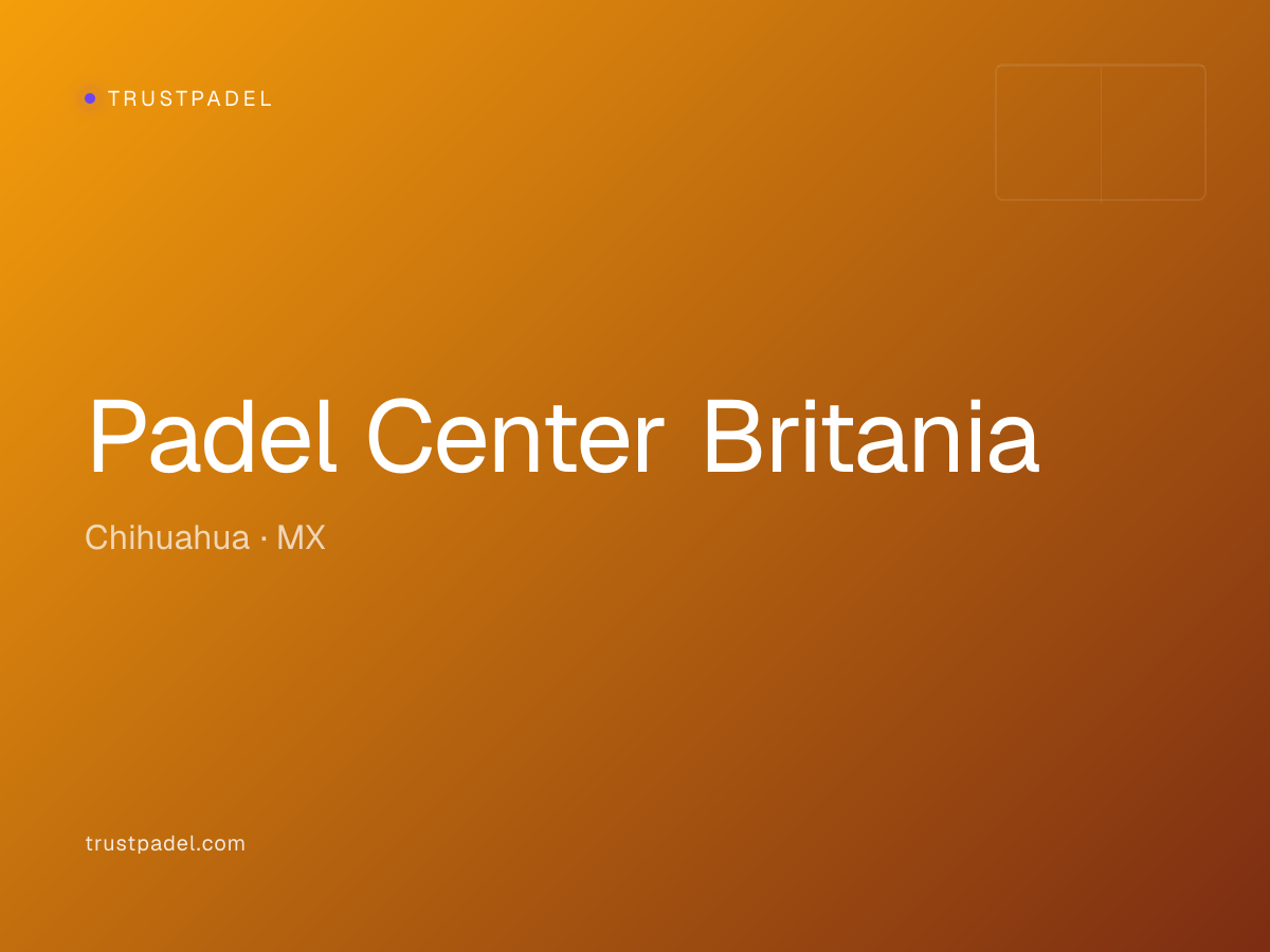 Padel Center Britania padel club
