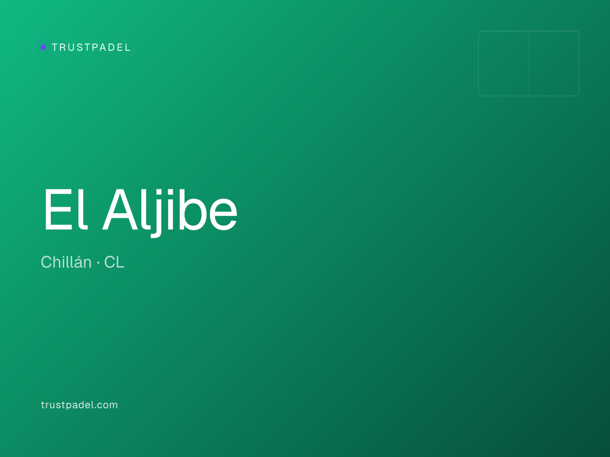El Aljibe padel club
