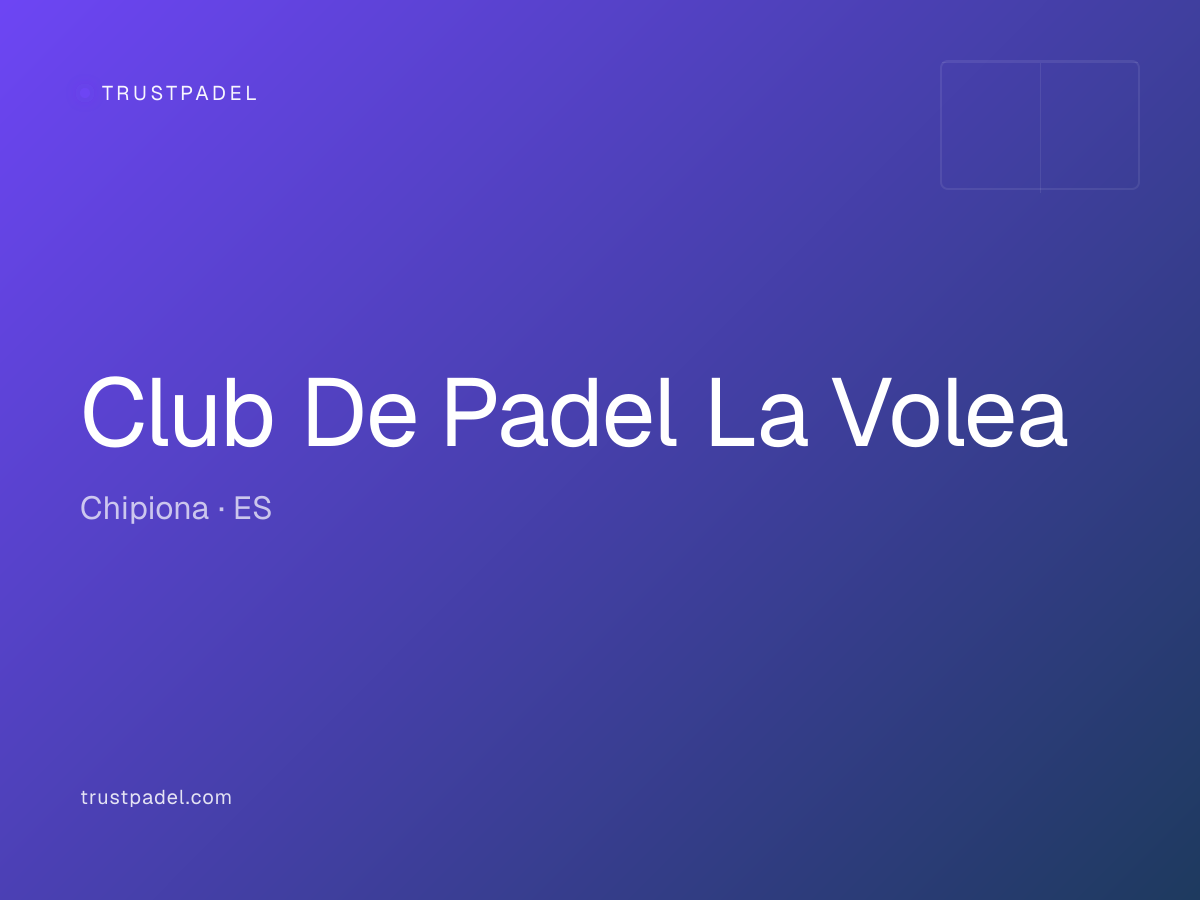 Club De Padel La Volea padel club