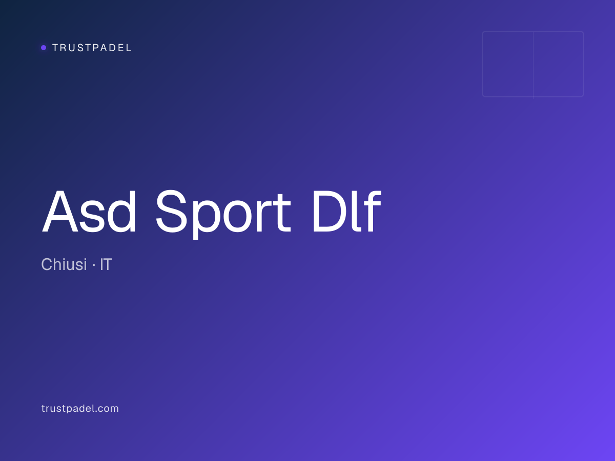 Asd Sport Dlf padel club