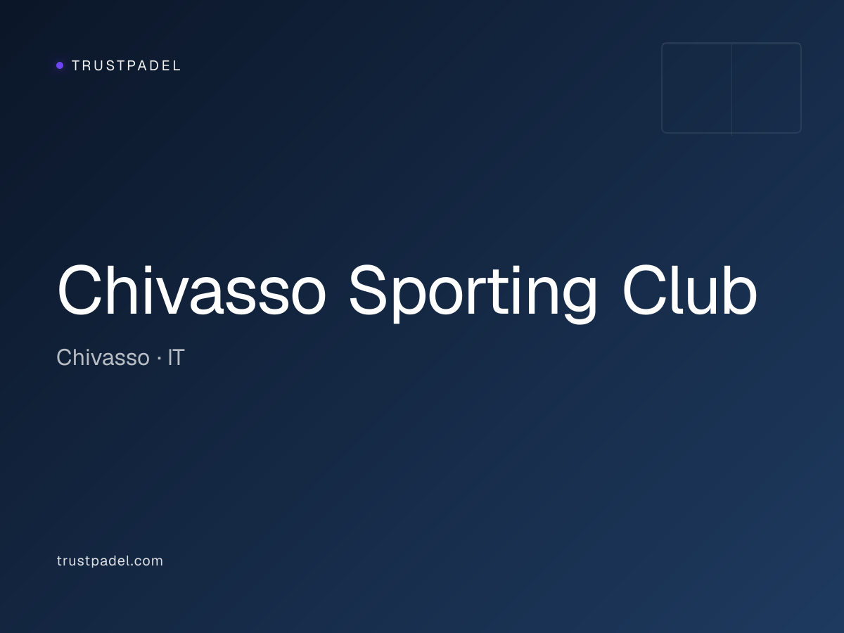 Chivasso Sporting Club padel club