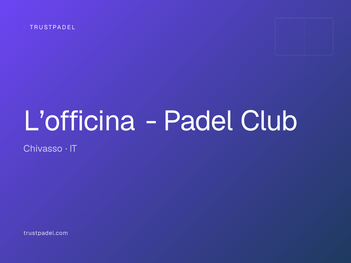 L’officina - Padel Club padel club