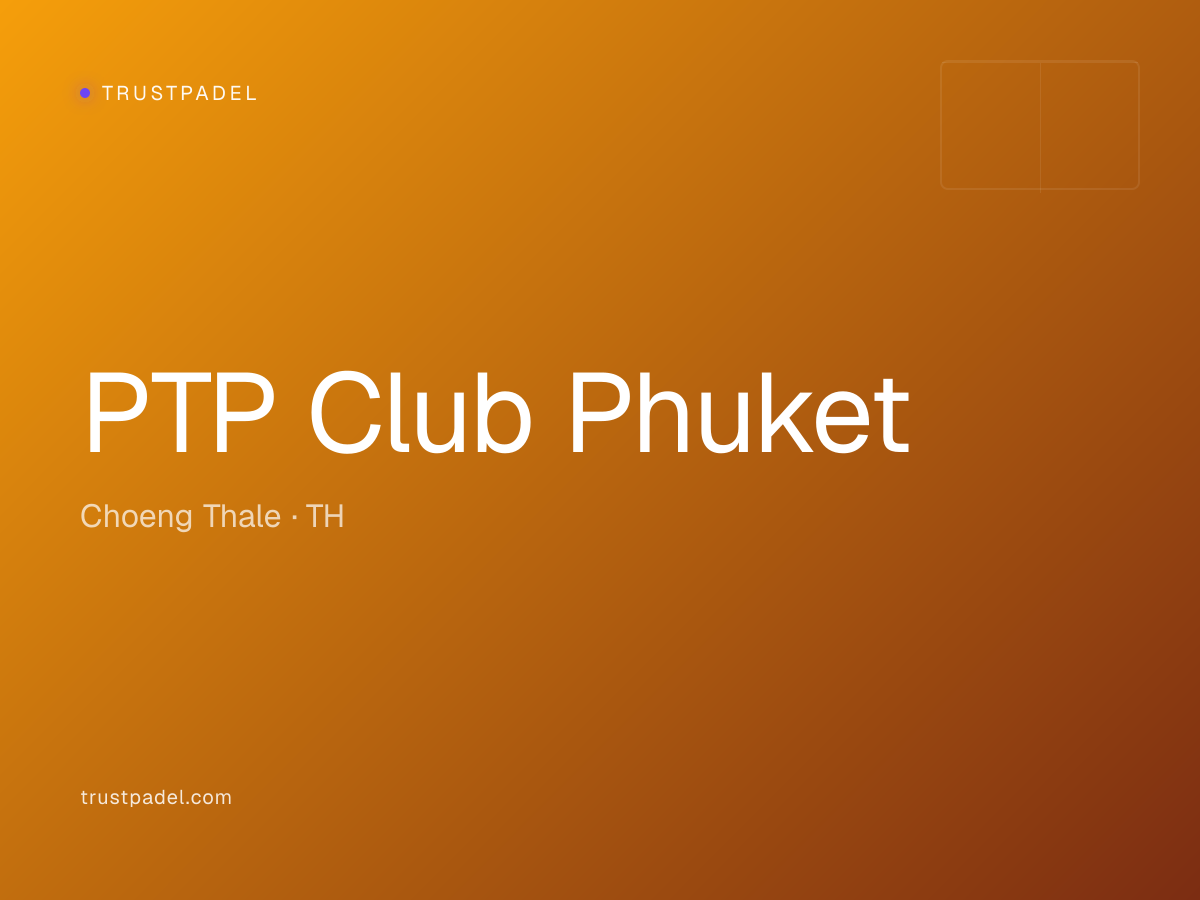 PTP Club Phuket padel club