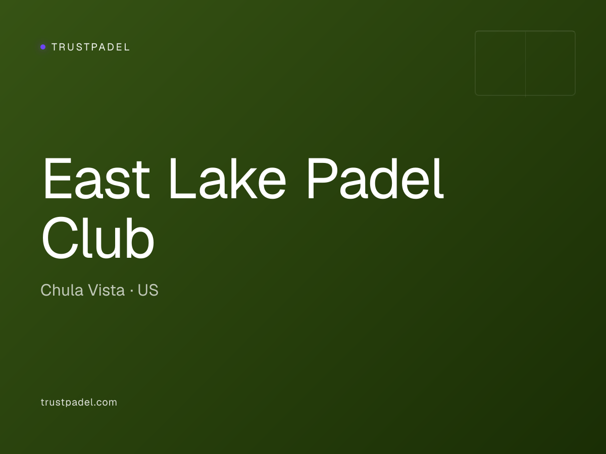 East Lake Padel Club padel club