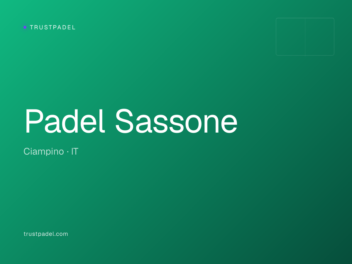 Padel Sassone padel club