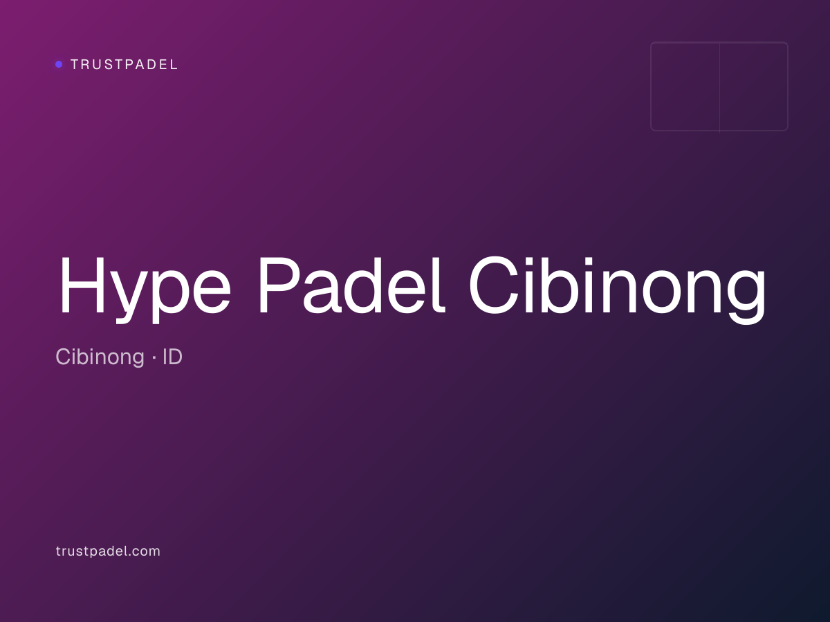 Hype Padel Cibinong padel club
