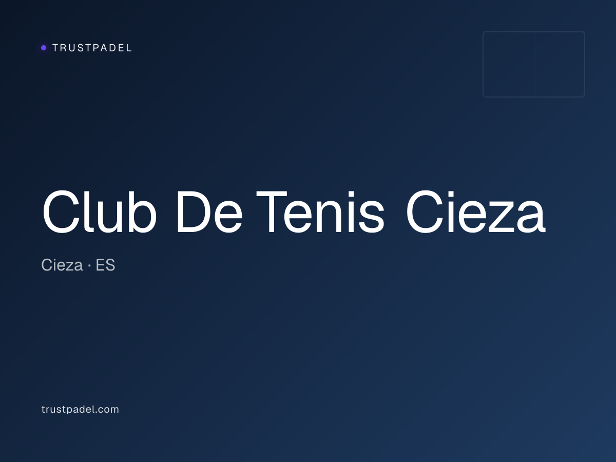 Club De Tenis Cieza padel club
