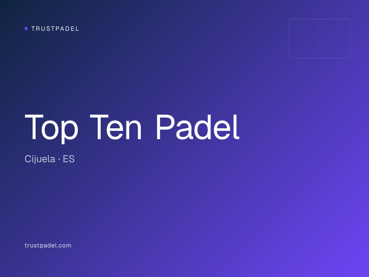 Top Ten Padel padel club