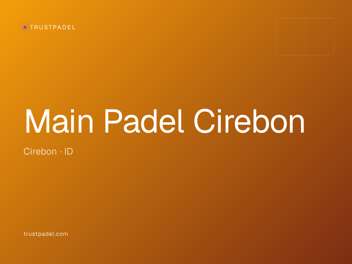 Main Padel Cirebon padel club