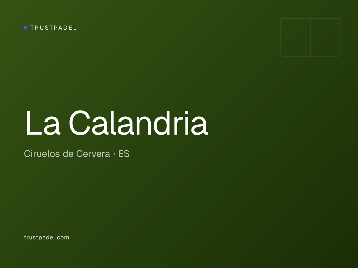 La Calandria padel club