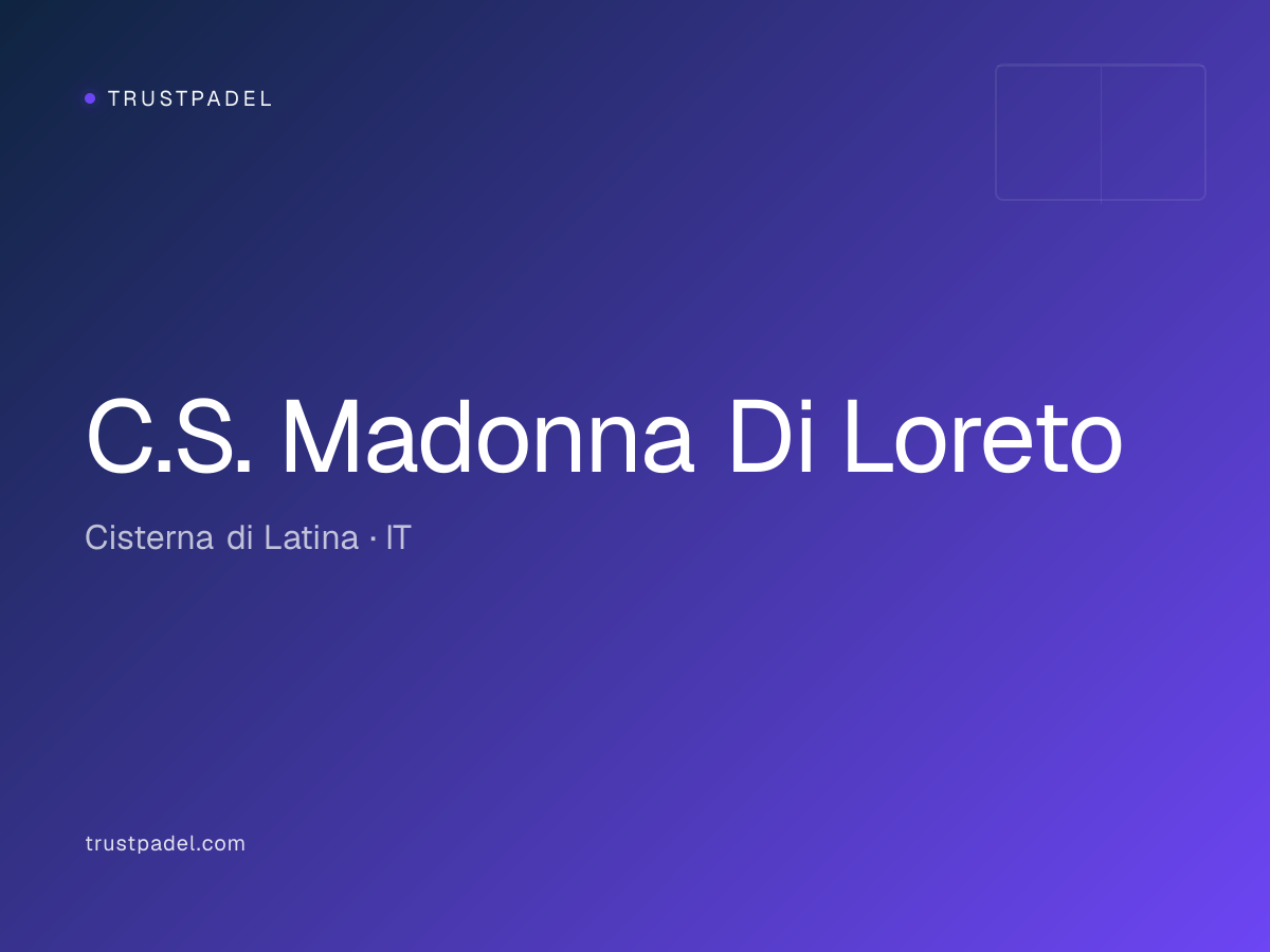 C.S. Madonna Di Loreto padel club