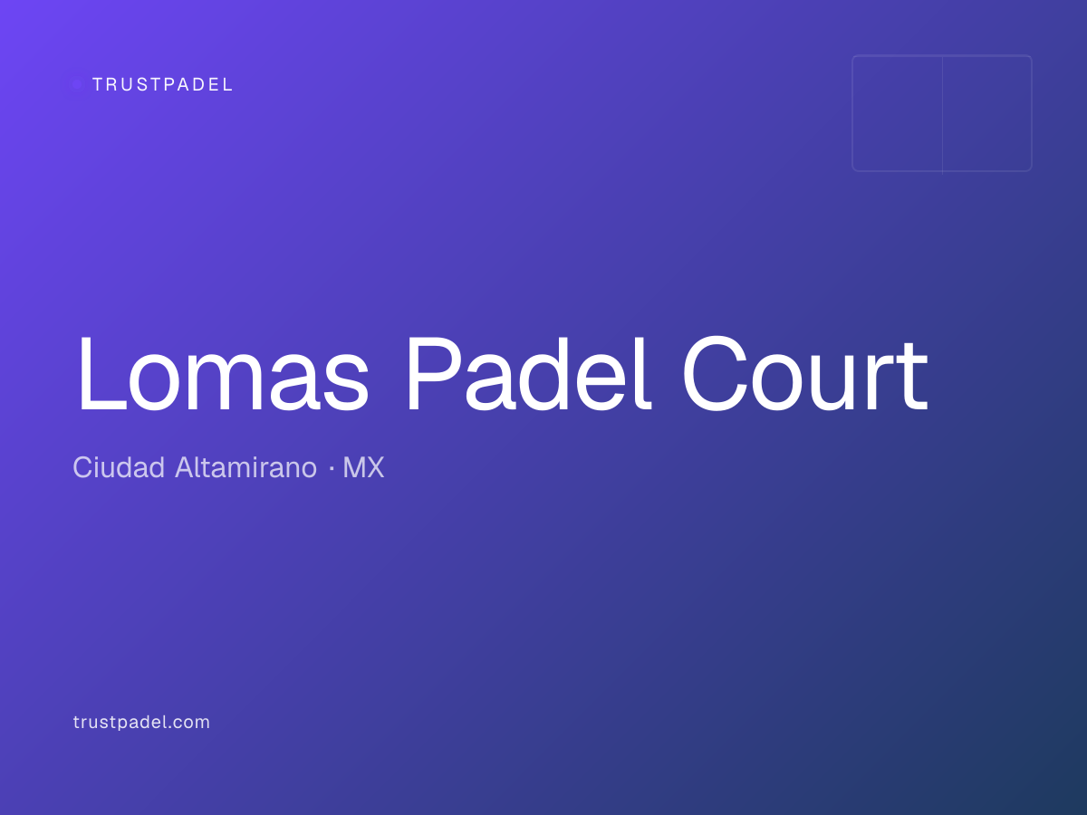 Lomas Padel Court padel club