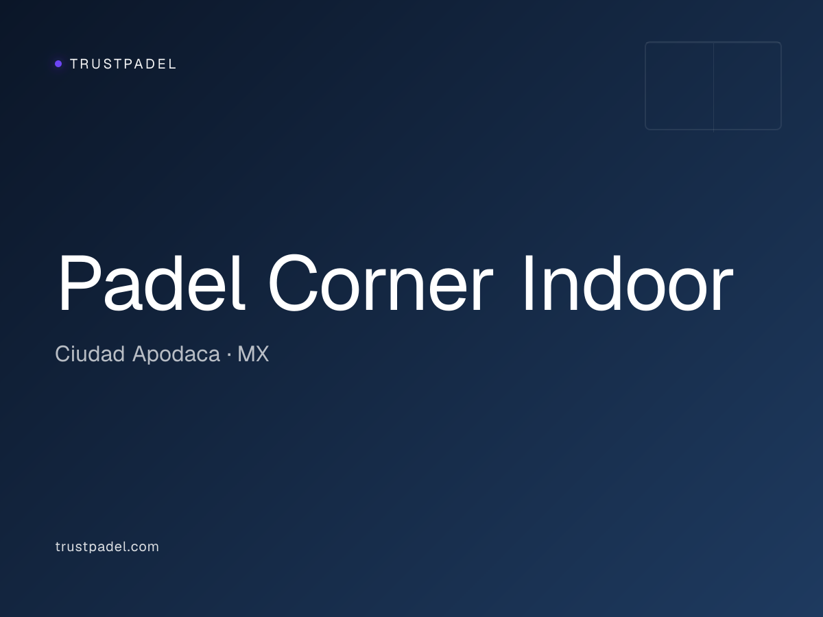 Padel Corner Indoor padel club