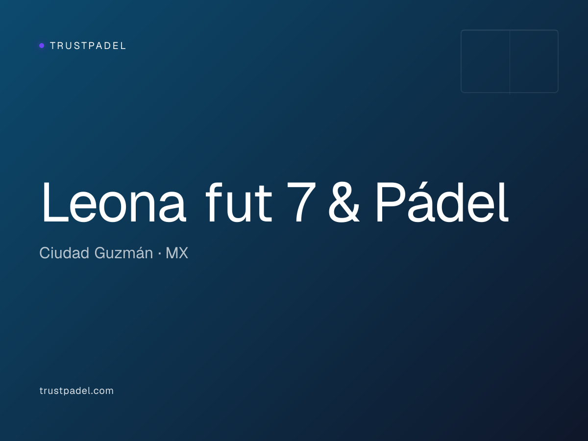 Leona fut 7 & Pádel padel club