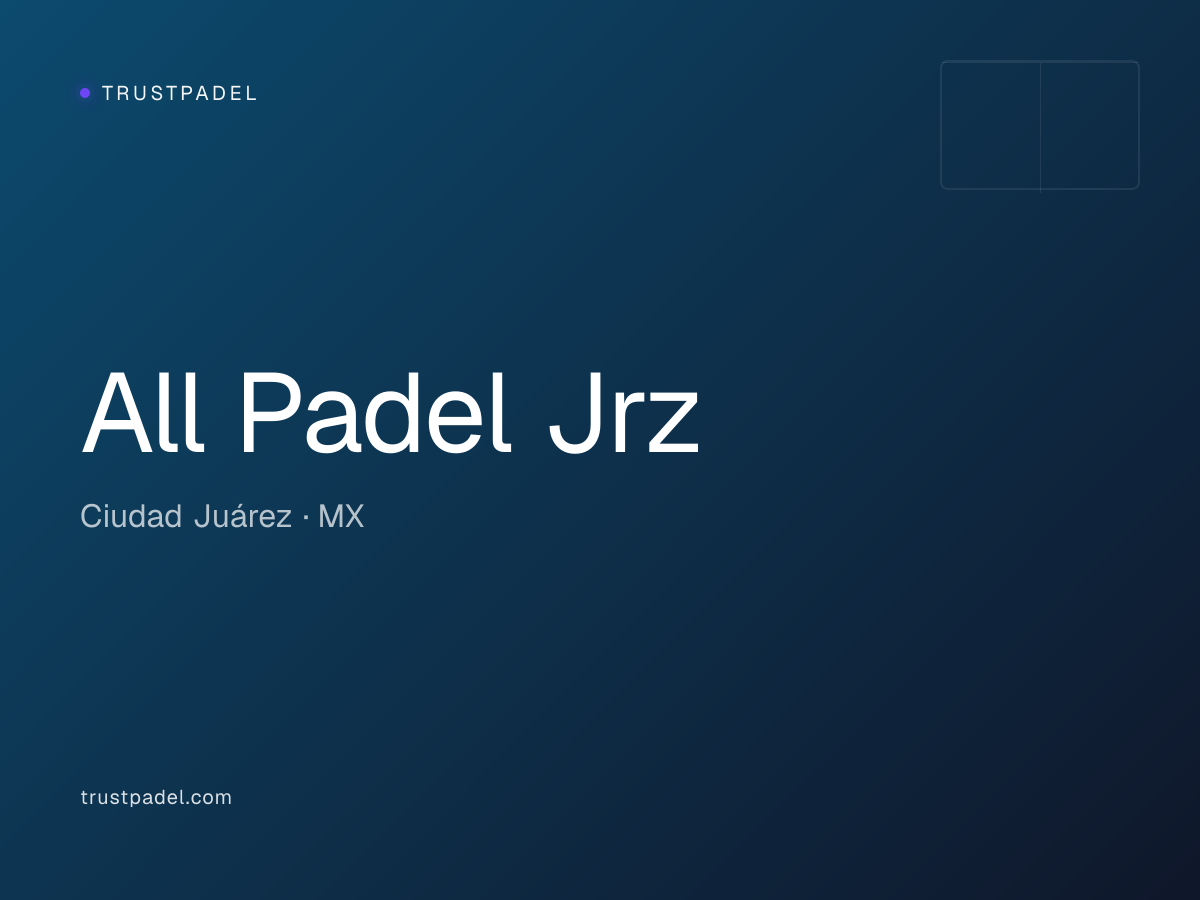 All Padel Jrz padel club