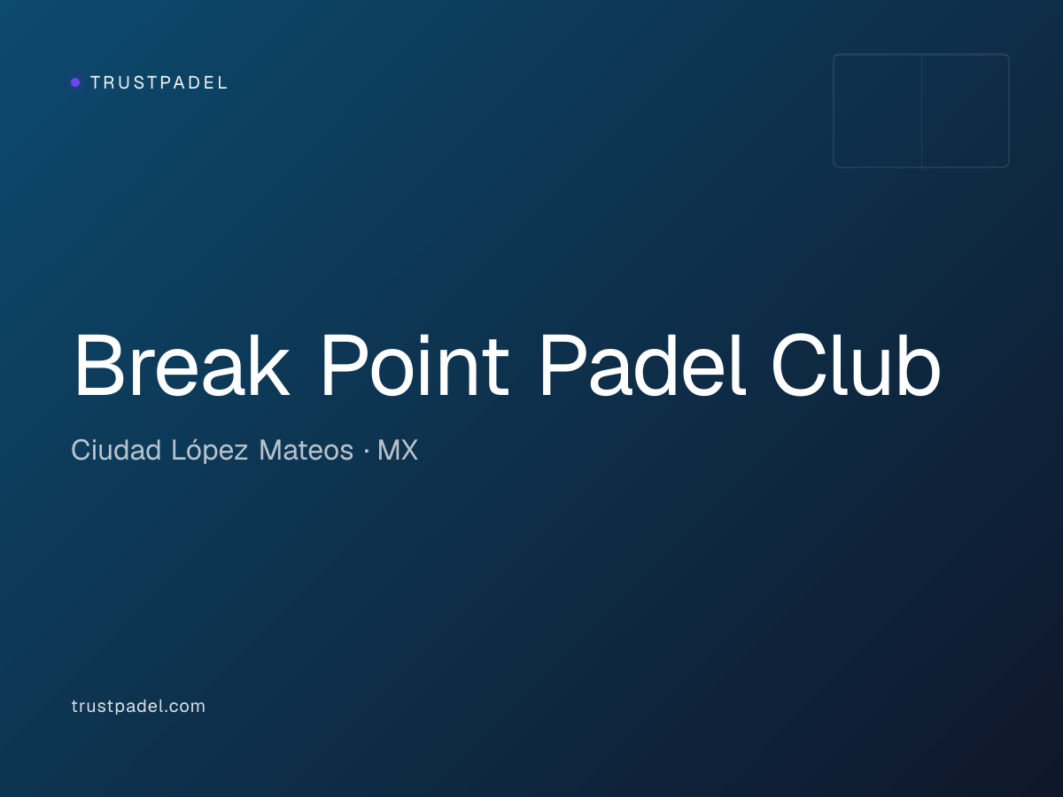 Break Point Padel Club padel club