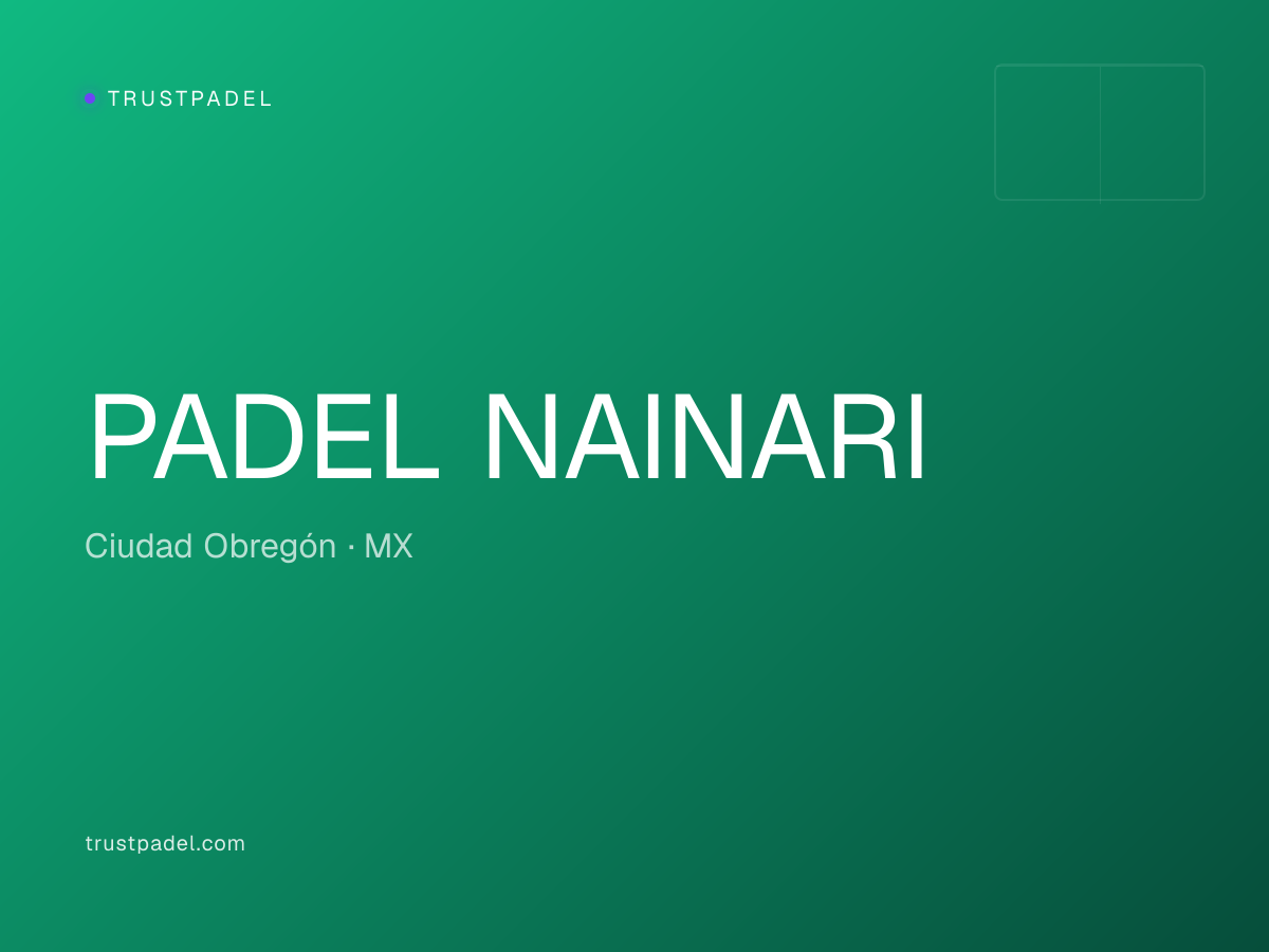 PADEL NAINARI padel club