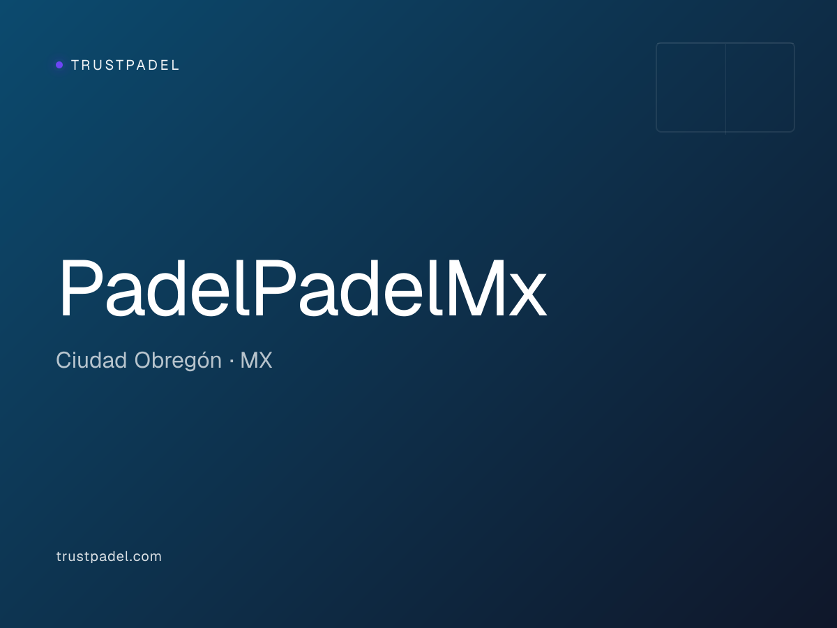 PadelPadelMx padel club
