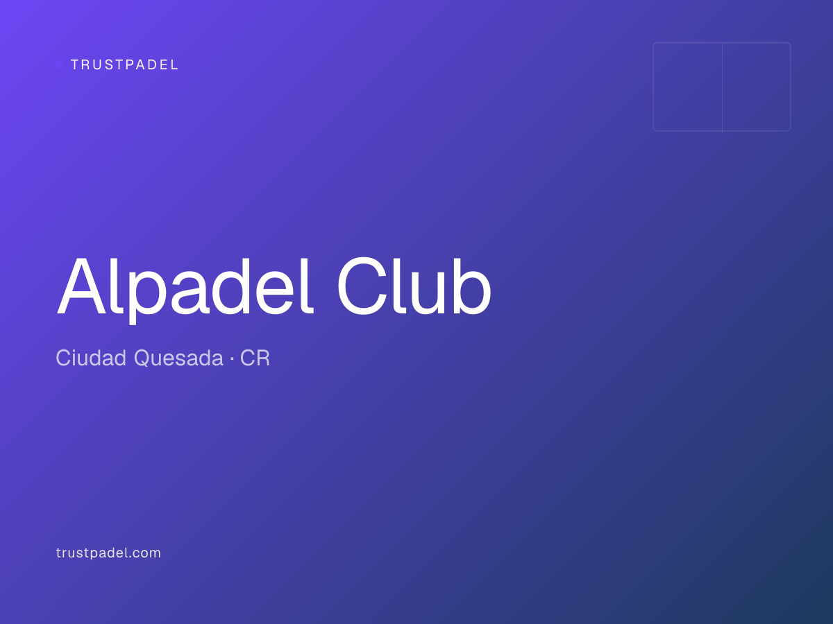 Alpadel Club padel club
