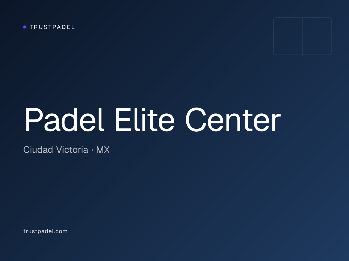 Padel Elite Center padel club