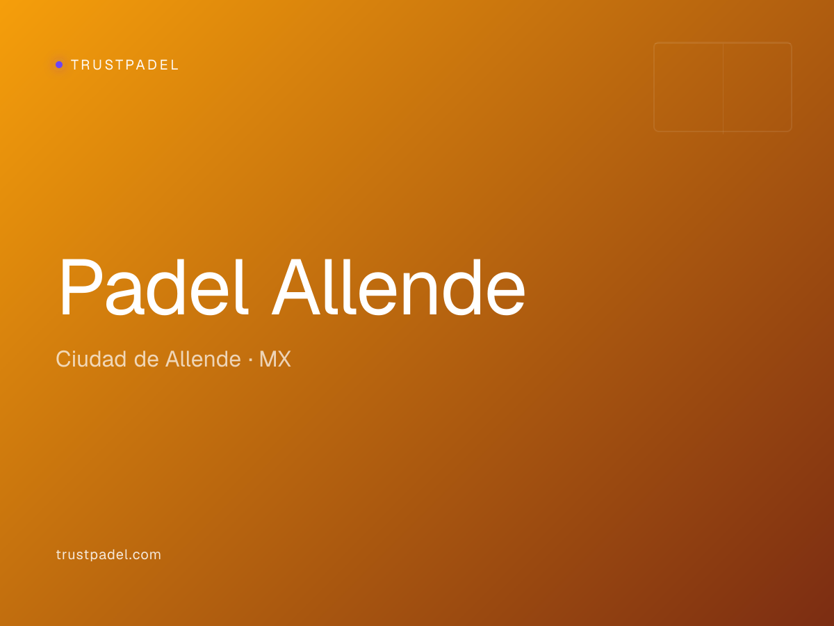 Padel Allende padel club