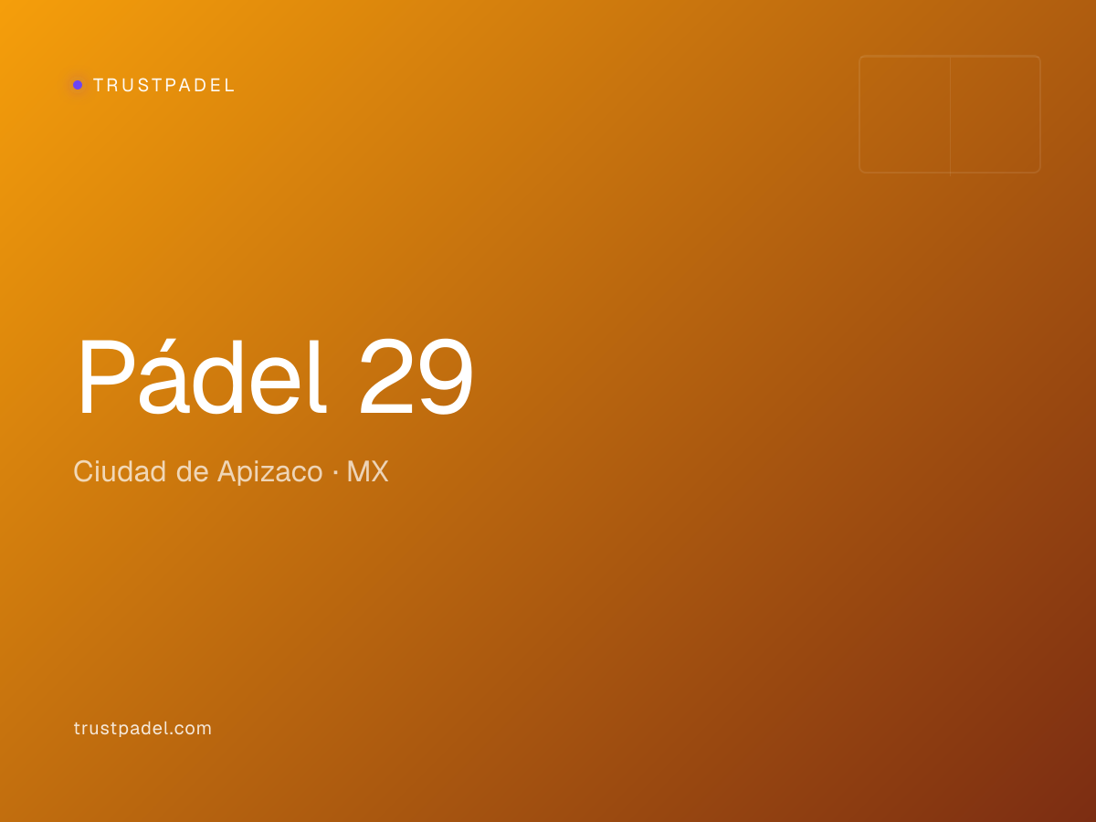 Pádel 29 padel club
