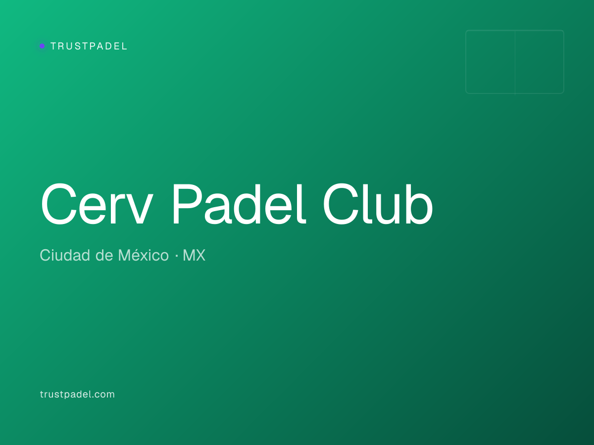 Cerv Padel Club padel club